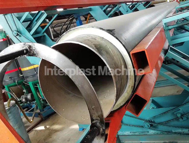 two step insulation pipe machine_pre insulated pipe jacket machine ...