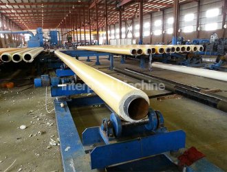 One Step Insulation Pipe Machine