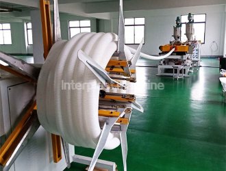 Flexible Double Wall Corrugated Pipe Machine