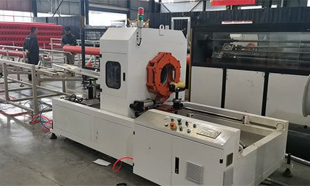 HDPE pipe machine commissioning in Sichuan,China