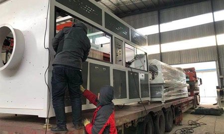 315-630MM HDPE pipe machine delivery to Guangdong Province