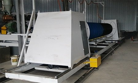 New innovation spiral caldding machine for DWC pipe