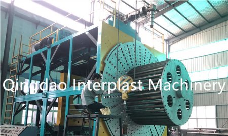 4000mm Hollow wall winding pipe/tank machine/structured-wall pipe system