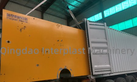 4000mm hollow wall spiral pipe extruder machine export to Australia