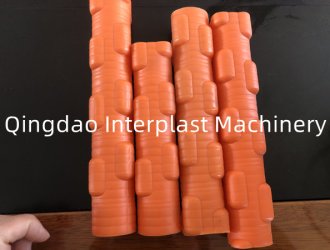 Plastic heterotype bubble corrugated pipe extrusion machinery