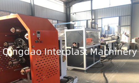 Steel reinforced PE/PP/PC/PVC hose extrusion machine