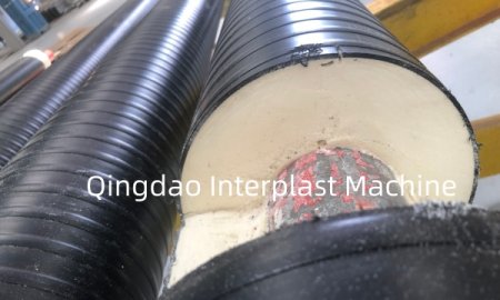 Saudi Spiral Insulation pipe production machine project