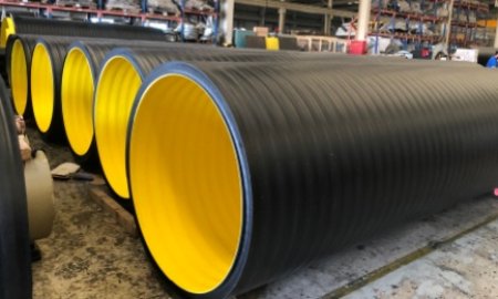 Two layers sprial DWC pipe extrusion line